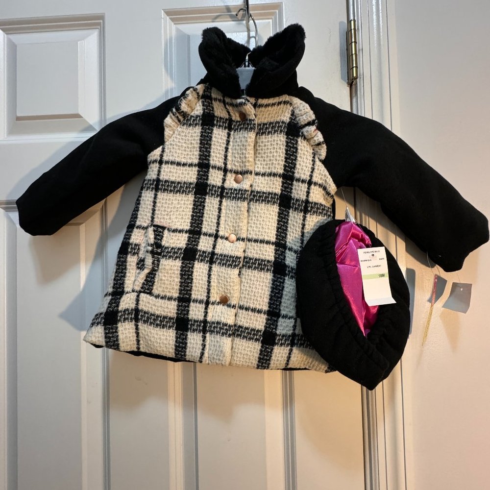 Penelope mack size 18 months  jacket and hat NWT